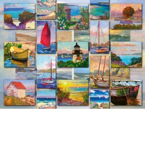 Puzzle Poze Pe Coasta, 1500 Piese