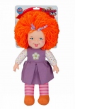 Papusa Rainbow Dolls, Dollzn More, cu par portocaliu, 45 cm