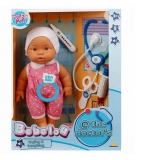 Papusa bebelus, Dollzn More, Bebelou la doctor, 35 cm, roz