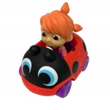 Mini figurina cu masinuta, CoComelon, Ladybug CMW0176