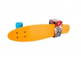 Skateboard din plastic, Rising Sports Xtreme, Portocaliu, 58 cm