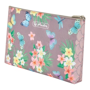 Penar plat tip etui, motiv Ladylike Butterflies