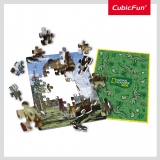 Cubic Fun - Puzzle In Cutie Tyrannosaurus Rex 63 Piese