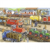 Puzzle Statie De Tren, 2X24 Piese