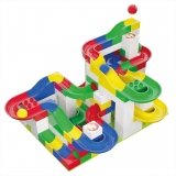 Jucarie Marble Run cutie de constructie de baza Hubelino (123 piese)