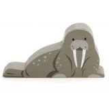 Figurina Morsa, din lemn premium - Walrus