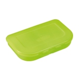 Cutie pentru sandwich, 2 compartimente, culoare verde