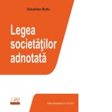 Legea societatilor adnotata. Editie actualizata la 5 mai 2023