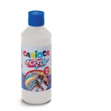 Acuarele acrilice tempera Carioca 250 ml (culoare alb)