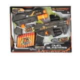 Set 2 pistoale Duel Blusters cu 16 sageti din burete, Blackfire, Lanard Toys