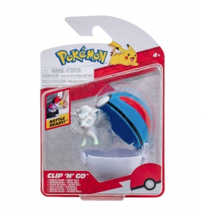 Pokemon - Figurine Clip N Go, Alolan Vulpix & Great Ball