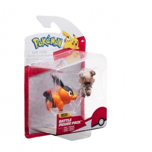 Pokemon - Pachet figurine de actiune, (Tepig & Rockruff), 2 buc