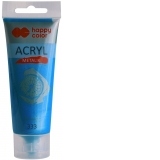 Vopsea acrilica 75ml bleumarin metalic, Happy Color