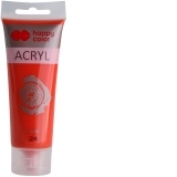 Vopsea acrilica 75ml rosu deschis, Happy Color