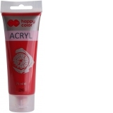 Vopsea acrilica 75ml rosu inchis, Happy Color