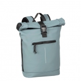 Rucsac Mart-New York Rolltop, culoare albastru deschis