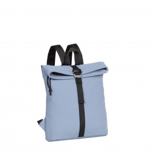 Rucsac Mart-Los Angeles Rolltop Mini, culoare albastru deschis