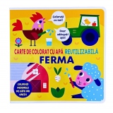 Ferma - Carte de colorat cu apa, reutilizabila