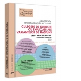 Admiterea in magistratura si in avocatura. Culegere de subiecte cu explicatii ale variantelor de raspuns. Drept procesual civil. Editia a V-a