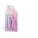 Little Unicorn Set balsam de buze si lac de unghii