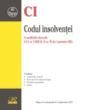 Codul insolventei. Editia a 6-a, actualizata la 5 septembrie 2023