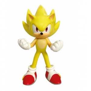 super sonic desene de colorat cu sonic Figurina Comansi Sonic - Super Sonic Yellow
