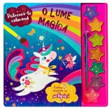 Distreaza-te colorand - O lume magica. Contine 7 acuarele cu sclipici