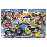 Hot Wheels Monster Truck Set 2 Masini Scara 1 la 64 Haul Yall si Taxi