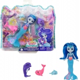 Set de joaca Enchantimals Royal Ocean Kingdom - Dolinda Dolphin si familia