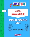 Invatam animalele. Carte de activitati 2 in 1