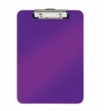 Clipboard simplu Leitz WOW, PS, mov metalizat