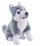 Caine de salvare cu sunet HUSKY - Jucarie Plus Wild Republic 14 cm