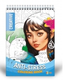 Anti-stress. Coloring book. Creative