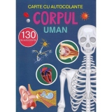 Carte cu autocolante. Corpul uman