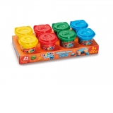 Plastilina Baby Dough Carioca 8 x 150 g, la cutie