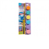 Acuarele tempera Carioca Pastel 6 culori x 25 ml + pensula, la blister