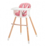 Scaun de masa Kinderkraft SIENNA, 2 in 1, pink