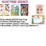 Pachet premii pentru gradinita, varianta 1 (200 Intrebari si raspunsuri despre Pui de animale + Nu fi lenes + Capra cu trei iezi + Adio gradinita, ma pregatesc de scoala + Diploma)