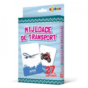 27 de cartonase. Mijloace de transport