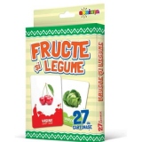 27 de cartonase. Fructe si legume