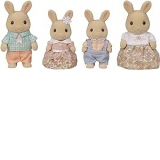 Figurine Sylvanian Families-Familia Iepurasilor Milk