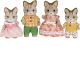 Figurine Sylvanian Families-Familia Pisicutelor Vargate