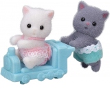 Figurine Sylvanian Families-Gemenii Pisicute Persane