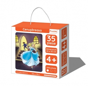 Cenusareasa. Puzzle educational 35 piese, 4+