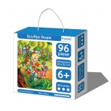 Scufita rosie. Puzzle educational 96 piese, 6+