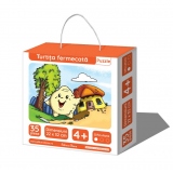 Turtita fermecata. Puzzle educational 35 piese, 4+