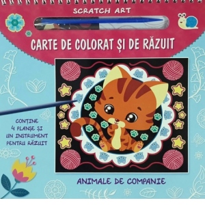 Carte de colorat si de razuit. Animale de companie