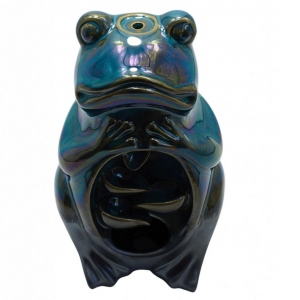 Fantana Ceramica Blackflow Zen Froggy, H16cm