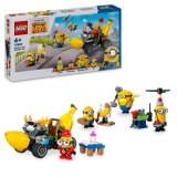 LEGO Minions - Minionii si masina-banana - 75580