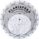 Planisfera pentru 46 de grade latitudine nordica